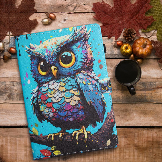 Etui do Xiaomi Redmi Pad 2, z klapką, owl