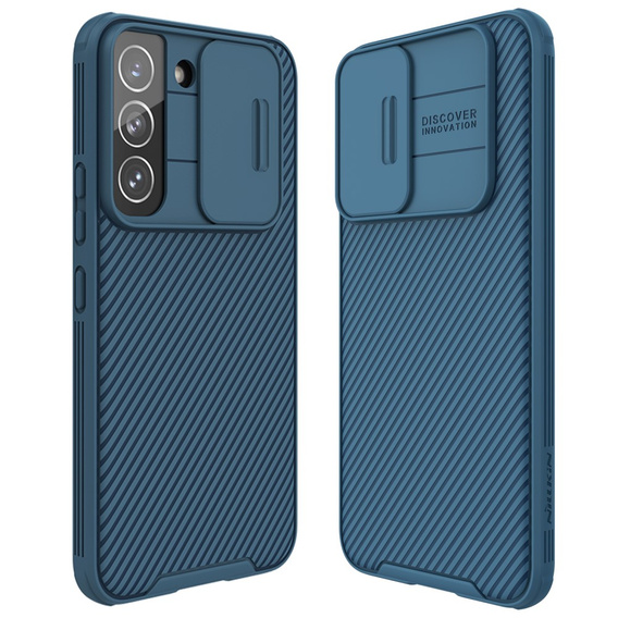 Etui NILLKIN do Samsung Galaxy S22 5G, CamShield Case, Blue