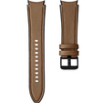 Pasek Skórzany do Samsung Galaxy Watch 4/5/6/7/FE 40/42/43/44/45/46/47mm, Brązowy