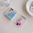 Etui do Samsung Galaxy Z Flip 5 5G, Hard Case, Kobieta z kawą