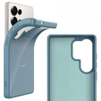 Etui do Samsung Galaxy S25 Ultra z paskiem, magnetyczne MagSafe  – niebieskie