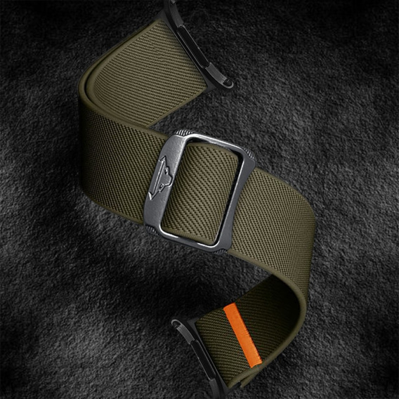 Pasek nylonowy do Samsung Galaxy Watch Ultra 47mm (2025 / 2024), Zielony