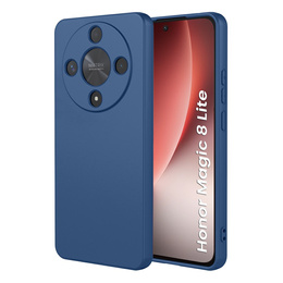 Etui do Honor Magic 8 Lite, Silicone Lite, niebieskie
