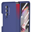 Etui Hinge Cover do Samsung do Galaxy Z Fold3 5G, ze szkłem, Blue