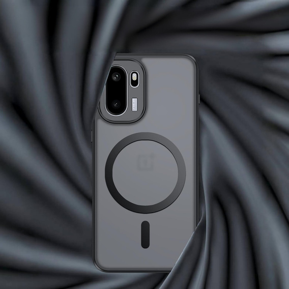 Etui do OnePlus 15R, do MagSafe, ERBORD Matt Case, czarny