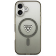 Etui GUESS do iPhone 17, IML Gradient Case With Print Triangle Logo, do MagSafe, khaki