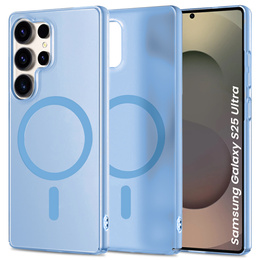 Etui do Samsung Galaxy S25 Ultra, matowe, kompatybilne z MagSafe – niebieskie