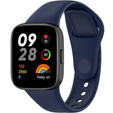 Pasek Silikonowy do Xiaomi Redmi Watch 3, Granatowy