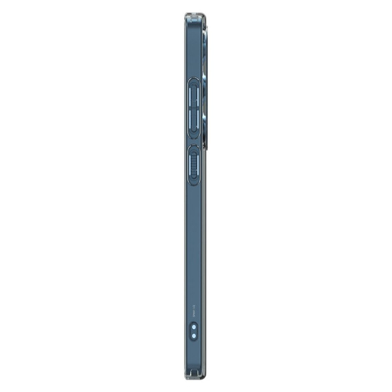 Etui Spigen do Galaxy S25 Ultra, Liquid Crystal, przezroczyste czarne + Szkło Hartowane 9h