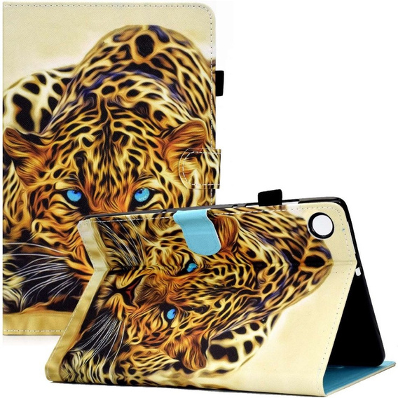 Etui do Lenovo Tab M10 Plus 10.6 Gen 3 TB-125F TB-128F, leopard