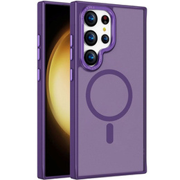 Etui do MagSafe do Samsung Galaxy S24 Ultra 5G, Hybrid Case, fioletowe