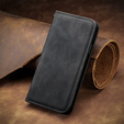 Etui Wallet do Xiaomi Redmi 10, Vintage Style Smooth, Black