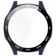 2w1 Etui + Szkło Hartowane do Huawei Watch GT 5 46mm, Granatowe