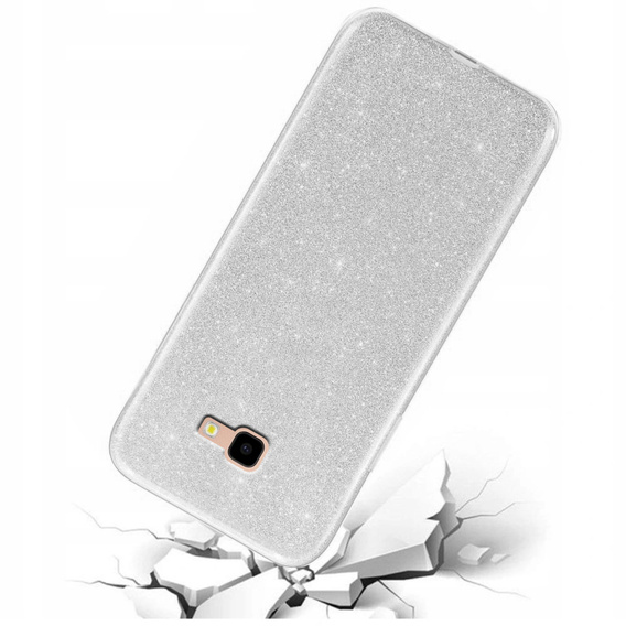 Etui Glitter Case do Samsung Galaxy J4+ Plus, Silver