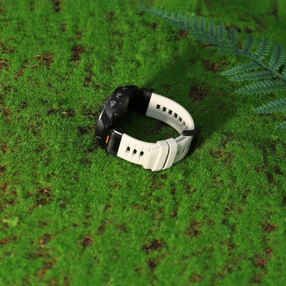 Pasek Silikonowy QuickFit do Garmin Fenix 22mm, Beżowy