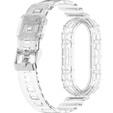 Pasek Silikonowy do Xiaomi Smart Band 10 / 9 / 8, Przezroczysty, Bezbarwny
