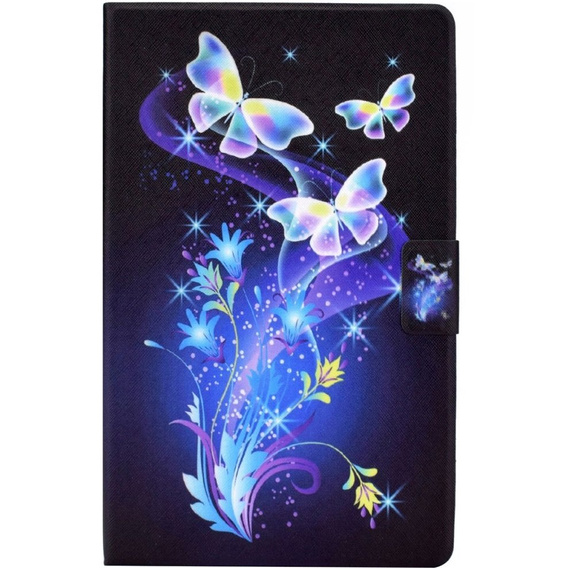 Etui do Samsung Galaxy Tab A8 10.5 SM-X200 SM-X205, Kwiaty i motyle