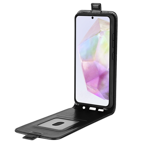 Etui z klapką do Samsung Galaxy A36 5G / A56 5G, Flip, czarne