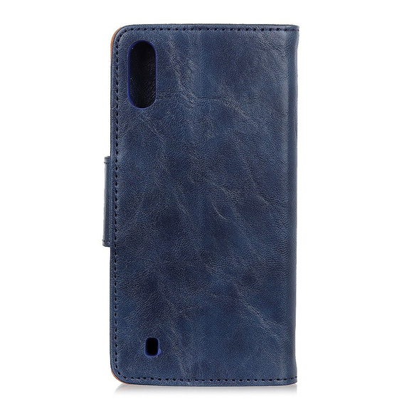 Skórzane Etui Wallet do Samsung Galaxy A10 - Blue