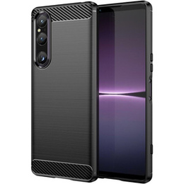 Etui do Sony Xperia 1 V, Karbon, czarne