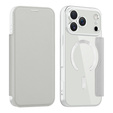 Etui z klapką do iPhone 17 Pro Max, RFID Wallet MagSafe z ochroną aparatu, tytanowe szare