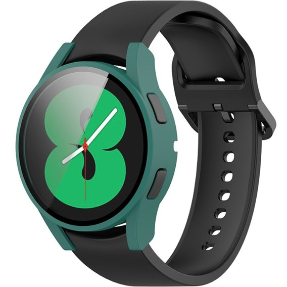 2w1 Etui + Szkło Hartowane do Samsung Galaxy Watch 4 40mm, Zielone