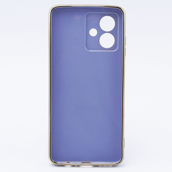 Etui do Motorola Moto G54 5G, Glamour CamShield, niebieskie