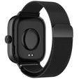 Pasek Bransoleta Milanese do Xiaomi Redmi Watch 4 / Xiaomi Smart Band 8 Pro / Xiaomi Smart Band 9 Pro, Czarna