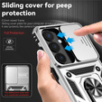 Etui pancerne do Samsung Galaxy S26, CamShield Slide, srebrne