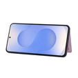 Etui do Samsung Galaxy S25 Edge – skórzane, z ochroną RFID, kieszonkami na karty, motyw kwiatu róży