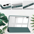 Etui do Samsung Galaxy Tab S9 FE+ Plus, Smartcase Hybrid, z miejscem na rysik, zielone