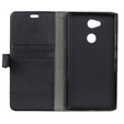 Etui z klapką do Sony Xperia L2, Flexi Book, czarne