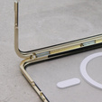 Etui Magnetic Dual Glass MagSafe do Samsung Galaxy S23, złote