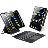 Etui z klawiaturą do iPad Pro 13" 2024 (7 gen.), Dux Ducis DK Series, czarne