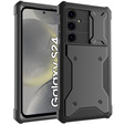 Etui do Samsung Galaxy S24, ERBORD Rugged Case, czarne (dwie ramki)