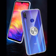 Etui do Xiaomi Redmi 7, silikonowe z ringiem Airbag Ring, czerwone
