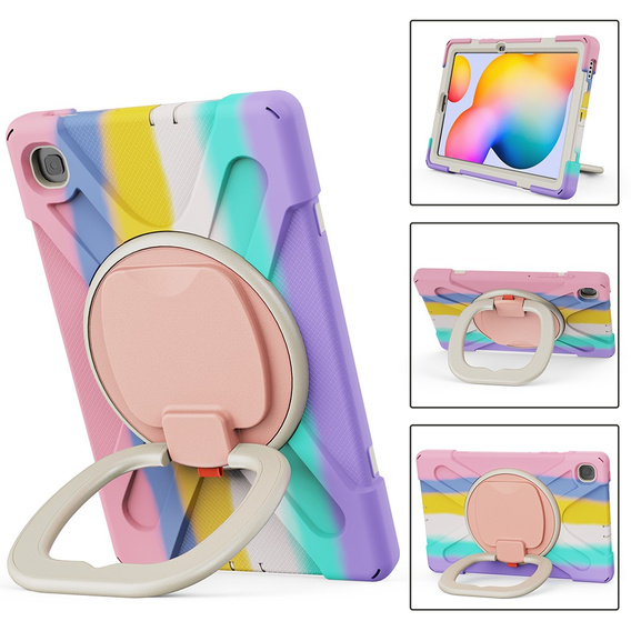 Etui dziecięce do Samsung Galaxy Tab S6 Lite 10.4" 2020/2022/2024, pancerne dla dziecka, kolorowe