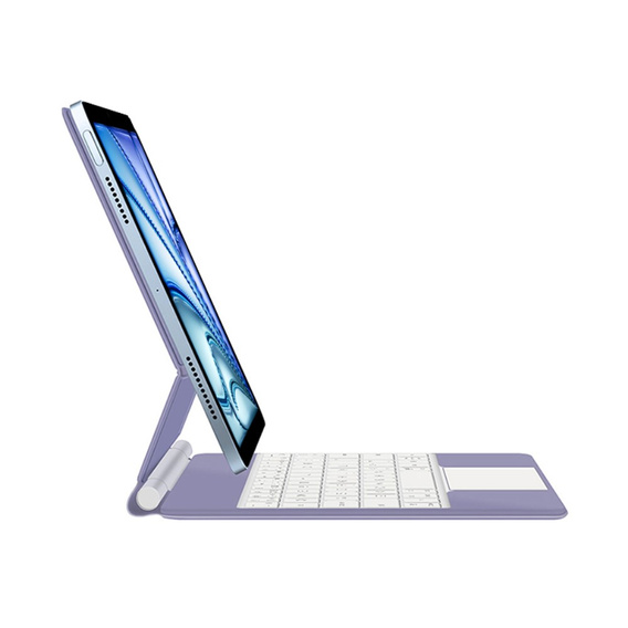 Etui z klawiaturą do iPad Air 11" 2024 (6 gen.), Magnetic Keyboard Touchpad, fioletowe