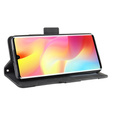 Etui z klapką do Xiaomi Mi Note 10 Lite, Card Slot, czarne