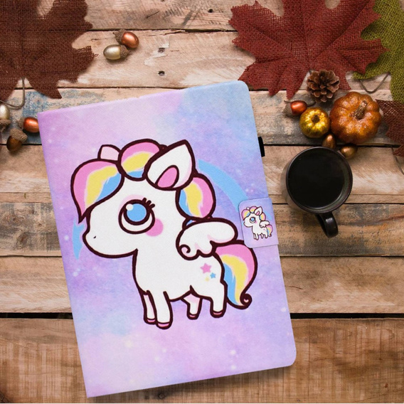 Etui do Samsung Galaxy Tab A7 Lite, z klapką, colorful horse