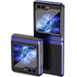 Etui do Samsung Galaxy Z Flip7 FE / Z Flip6, PC Case, przezroczyste / niebieskie