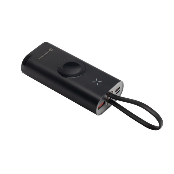 Powerbank Forcell F-Energy F10K4 PD QC3.0 3A 22,5W 10000 mAh kompatybilny z Apple Watch - czarny