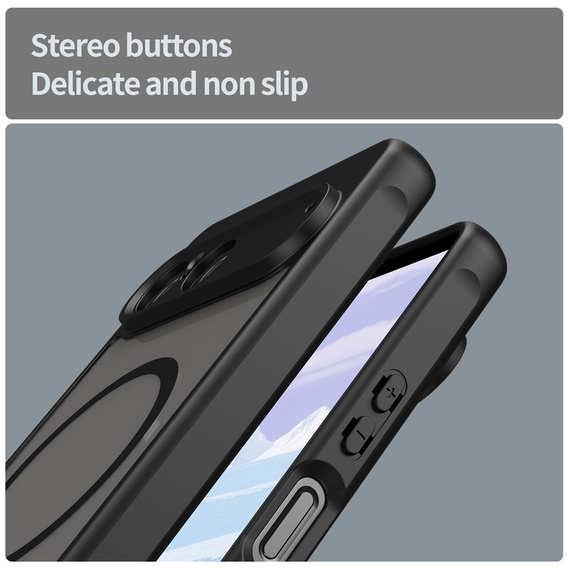 Etui do Sony Xperia 10 VII, Matt Case, do MagSafe, czarne