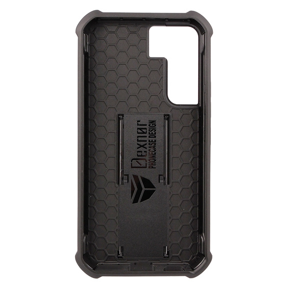 Etui pancerne do Samsung Galaxy S22, Dexnor Full Body, czarne