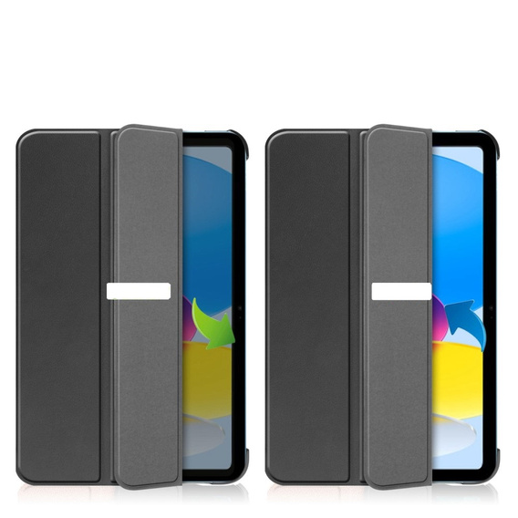 Etui do iPad 10.9" 2022 (10 gen.) / iPad 11" 2025 A16 (11 gen.), Smartcase z miejscem na rysik, czarne