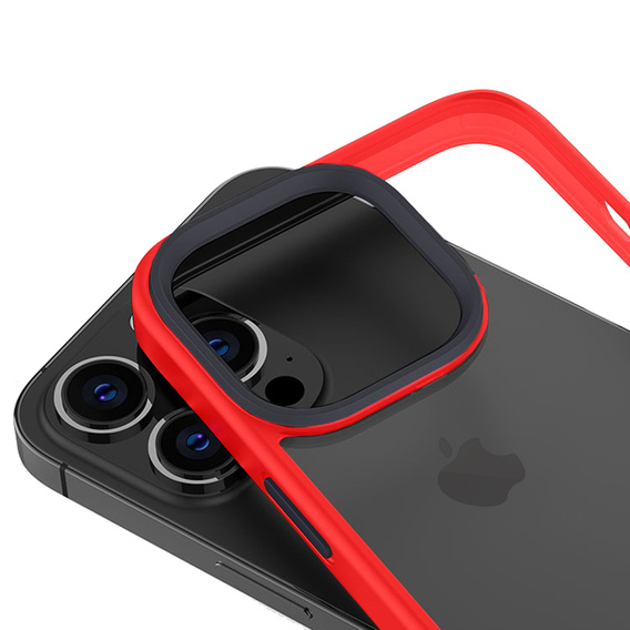 Etui do iPhone 13 Pro, ERBORD Hybrid Case, czerwone