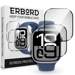 2x Szkło Hybrydowe ERBORD do Apple Watch 10/11 42mm