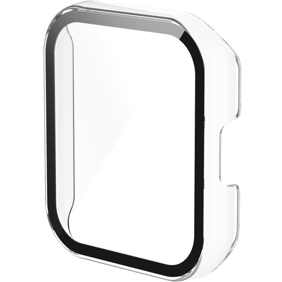 2w1 Etui z wbudowanym szkłem hartowanym do Realme Watch 2 Pro, Przezroczysty