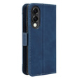 Etui z klapką do Samsung Galaxy S25 Edge, Card Slot, granatowe