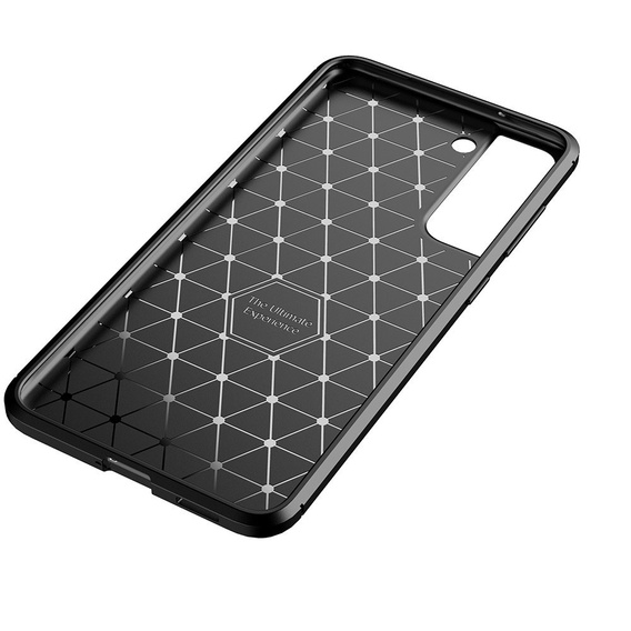 Etui do Samsung Galaxy S21 FE, Carbon Gel, czarne